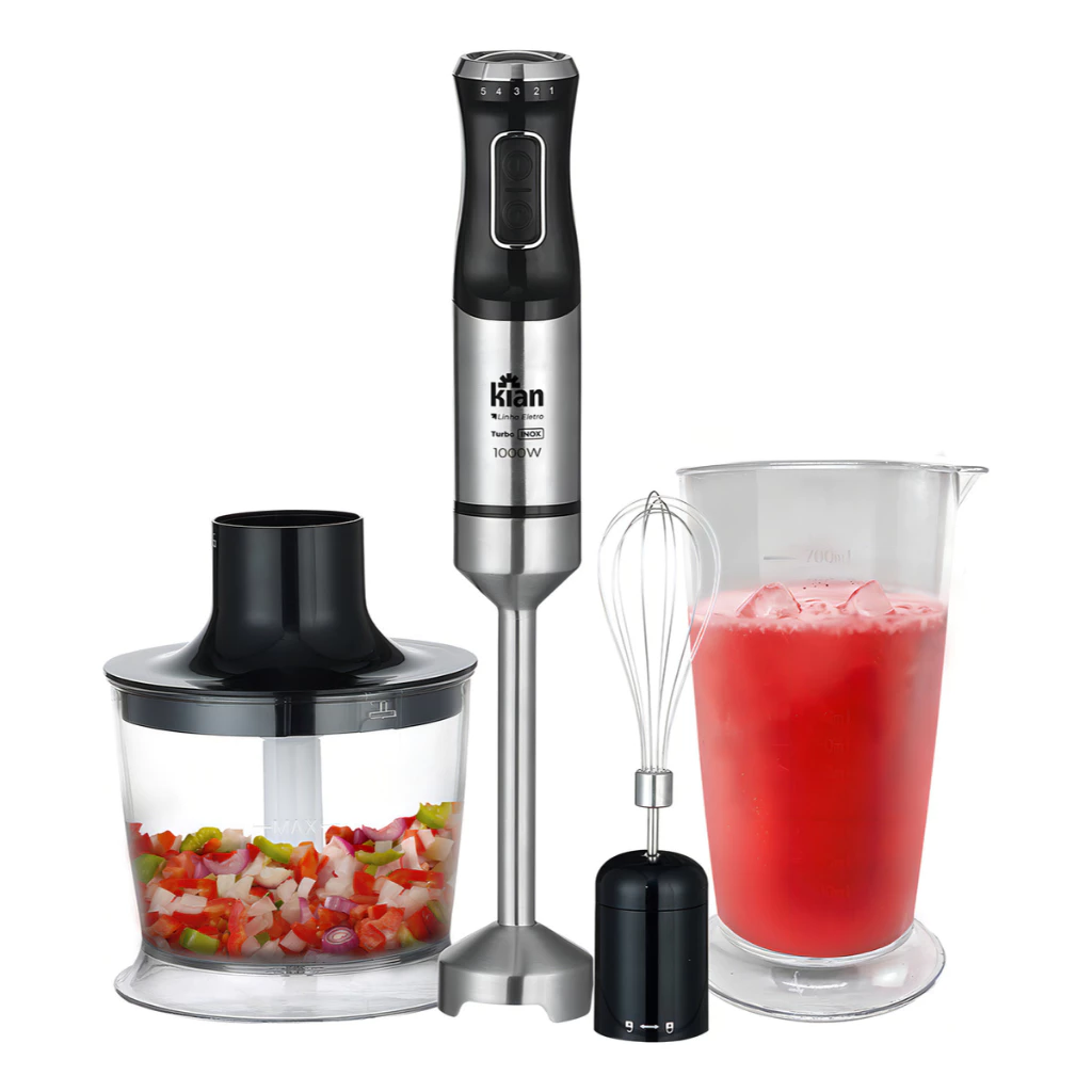 Mixer 3 em 1 1000W Inox